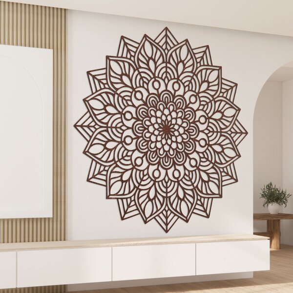 SENTOP | Dřevěná mandala na zeď harmonická energie I SENTOP PR0319-A