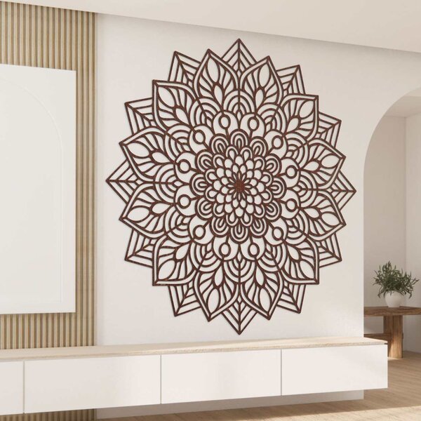 SENTOP | Dřevěná mandala na zeď harmonická energie I SENTOP PR0319-A