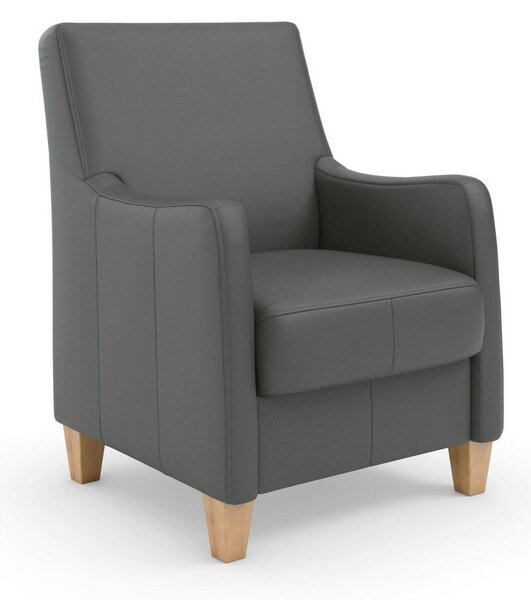 KŘESLO, kůže, antracitová Sit & More - Online Only křesla & taburety, Online Only