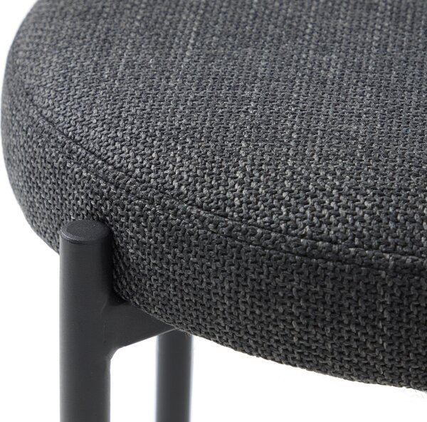 TABURET, textil, 43,5/48/43,5 cm Xora - Taburety, Online Only