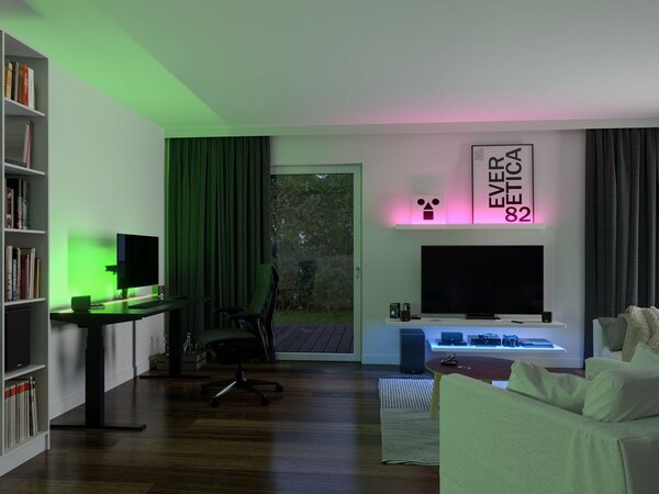 P 78863 SimpLED LED Strip Full-Line COB kompletní sada 1,5m 12W 840LEDs/m RGB 24VA - PAULMANN