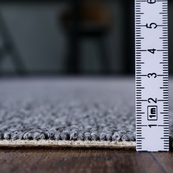Condor Carpets, Metrážový koberec Rambo-Bet 73, na míru, šíře 3m,4m,5m, šedá, filc, kuchyně