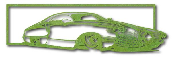 Exkluzivní obraz na stěnu auto z dřevěné překližky historie: Přírodní překližka - Topol přírodní 30 x 90 cm 3950-49483 PR0327