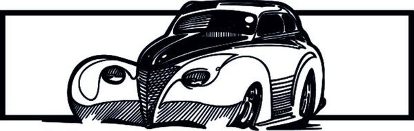 Retro stylizované dřevěné auto - dekorativní obraz na zeď - SAMUEL: Přírodní překližka - Topol přírodní 119 x 35 cm 3949-48935 PR0326