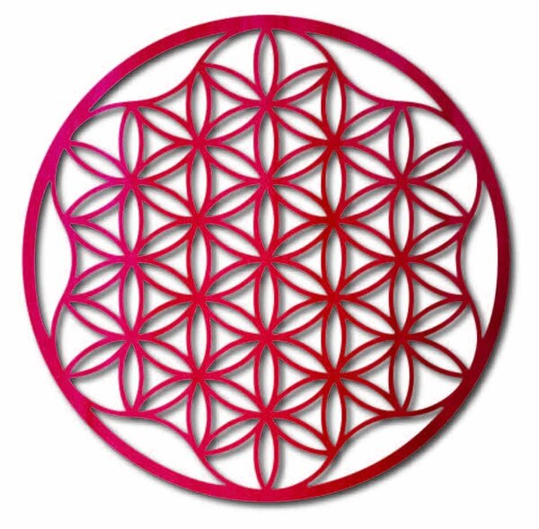 Obraz mandala na zeď z překližky do 120 cm: Přírodní překližka - Topol přírodní Rozměr 50 cm 3964-49819 PR0337