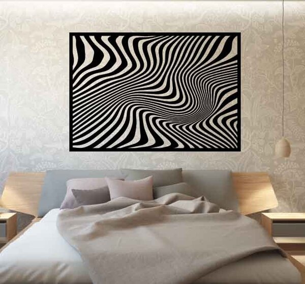 Dekorační obraz na zeď zebra i černý: Preglue - Bílá barva 40 x 70 cm 3951-52485 PR0328 PREGLEJKA