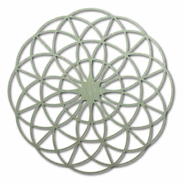 Kouzelná dřevěná mandala na zeď - Kruhy I průměr FI 50, 60, 70, 80, 90, cm: Preglue - Bílá barva Rozměr 50 cm 3963-49697 PR0339