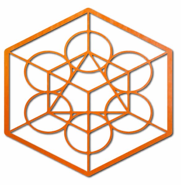 SENTOP | Dřevěný geometrický obraz na zeď žně l SENTOP PR0336
