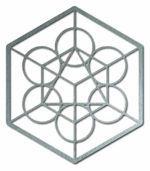 SENTOP | Dřevěný geometrický obraz na zeď žně l SENTOP PR0336