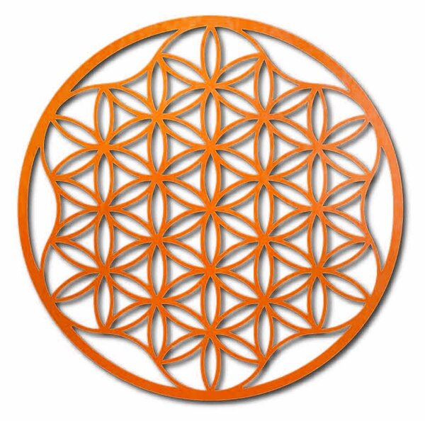 Obraz mandala na zeď z překližky do 120 cm: Přírodní překližka - Topol přírodní Rozměr 50 cm 3964-49819 PR0337