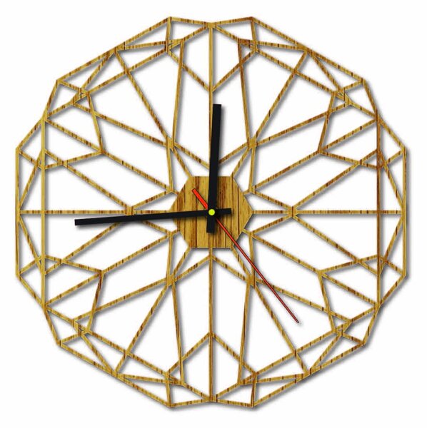 MDF Nástěnné hodiny do obýváku i černé 40 cm I SENTOP HDFK0017: HDF - Černá 3975-73196 HDFK0017 PR0346 MDF