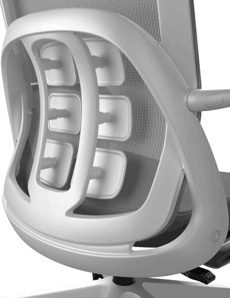 Ergonomická kancelářská židle Liftor Orca, šedá