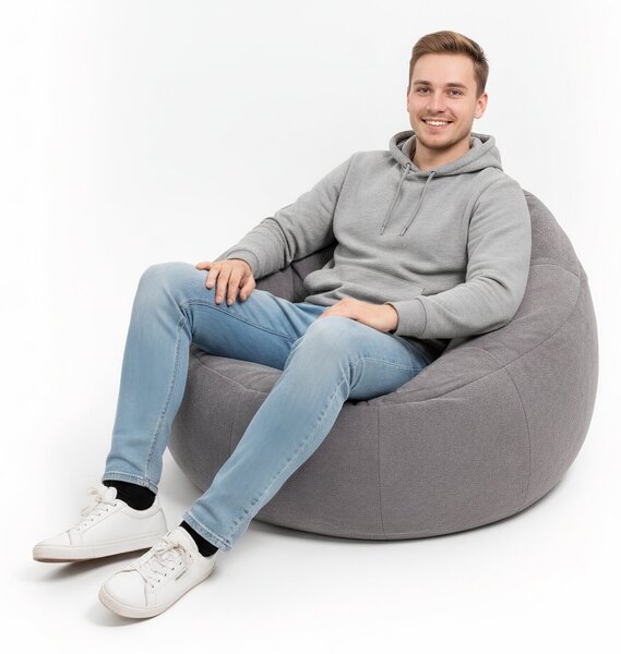 Sedací křeslo Primabag Candy šedá