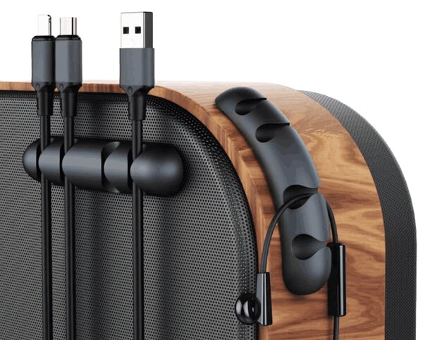 Liftor Cable Clip, organizér kabelů, černý