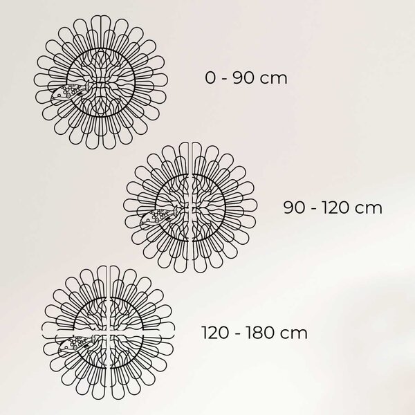 SENTOP | Unikátní 3D Mandala Ryba Proměňte svou stěnu v umění I SENTOP PR0348
