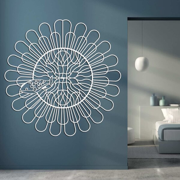SENTOP | Unikátní 3D Mandala Ryba Proměňte svou stěnu v umění I SENTOP PR0348