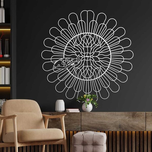 SENTOP | Unikátní 3D Mandala Ryba Proměňte svou stěnu v umění I SENTOP PR0348