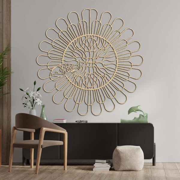 SENTOP | Unikátní 3D Mandala Ryba Proměňte svou stěnu v umění I SENTOP PR0348