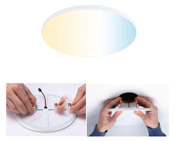 P 79956 VariFit LED vestavné svítidlo Smart Home Zigbee Veluna Edge IP44 kruhové 160mm měnitelná bílá bílá stmívatelné - PAULMANN