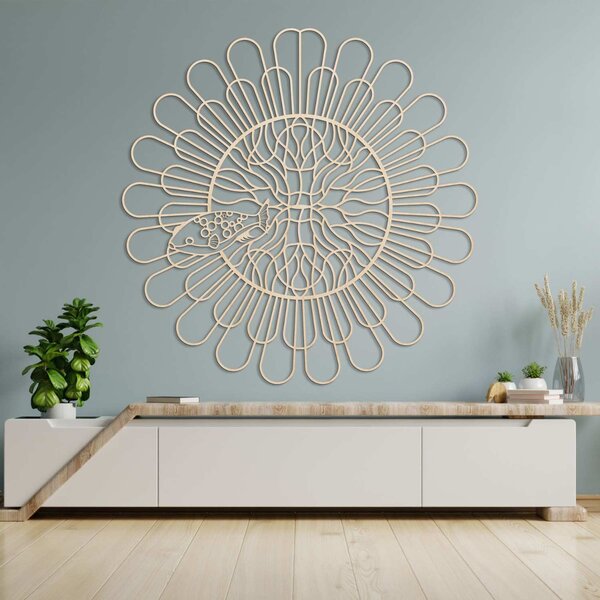 SENTOP | Unikátní 3D Mandala Ryba Proměňte svou stěnu v umění I SENTOP PR0348