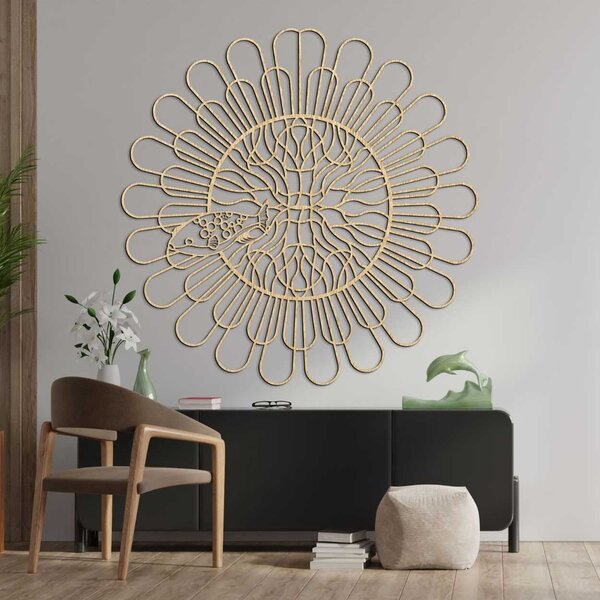 SENTOP | Unikátní 3D Mandala Ryba Proměňte svou stěnu v umění I SENTOP PR0348
