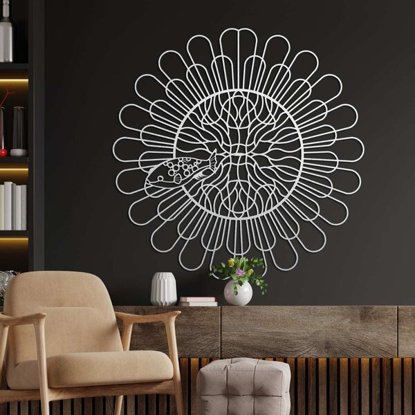 SENTOP | Unikátní 3D Mandala Ryba Proměňte svou stěnu v umění I SENTOP PR0348