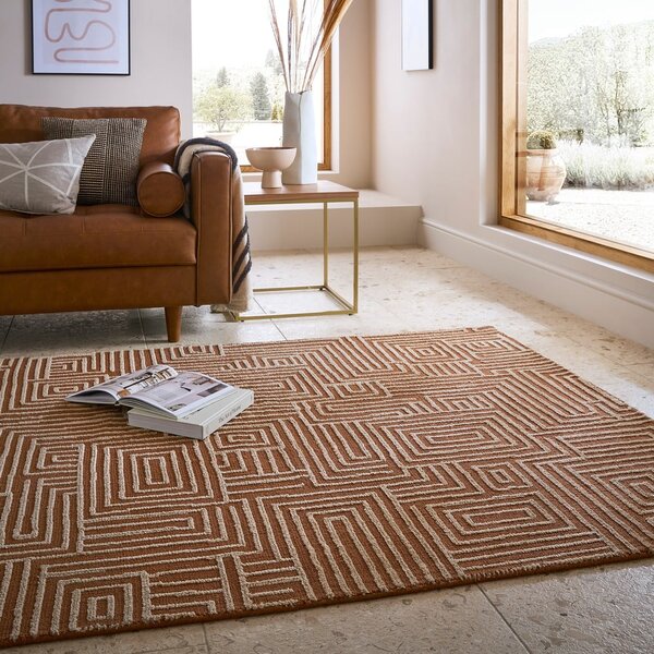 Koberec v terakotové barvě 120x170 cm Kylo – Flair Rugs