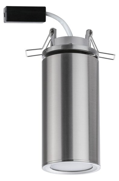 P 93090 LED vestavné svítidlo 3-krokové-stmívatelné Turnal kruhové 60mm 90° Coin 6W 230V stmívatelné 2700K kov kartáčovaný - PAULMANN
