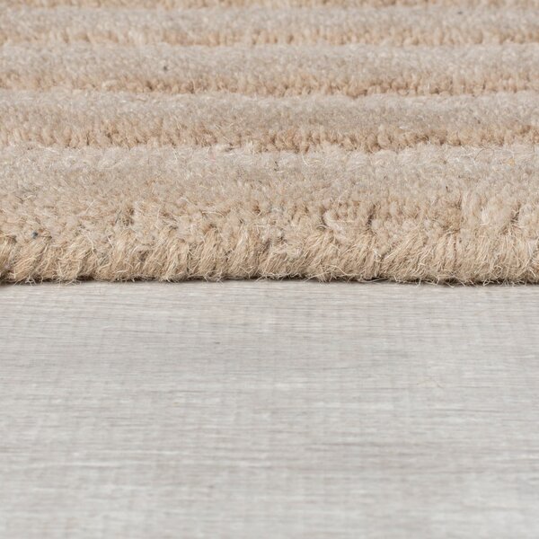Béžový ručně tkaný vlněný koberec 160x230 cm Zen Rectangles – Flair Rugs