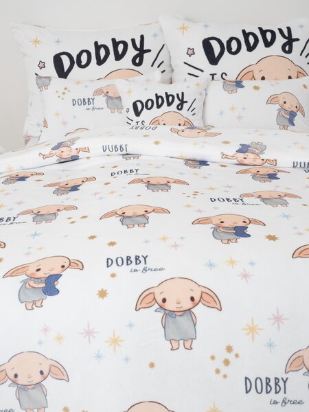 MK Lůžkoviny Mikroplyšové povlečení Harry Potter - Tiny Dobby 140 × 200 cm, 70 x 90 cm