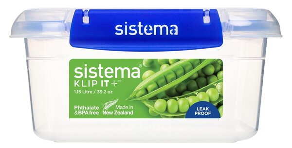Sistema Vodotěsná krabička na potraviny KLIP IT PLUS 2 klipy 1,15 l