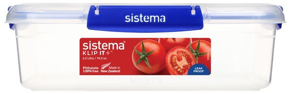 Sistema Vodotěsná krabička na potraviny KLIP IT PLUS 4 klipy 2,2 l
