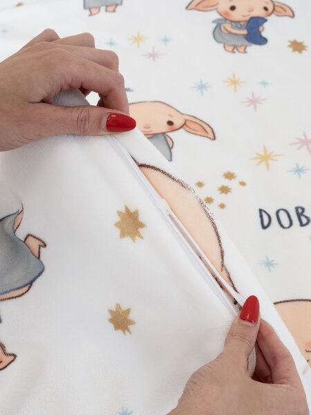 MK Lůžkoviny Mikroplyšové povlečení Harry Potter - Tiny Dobby 140 × 200 cm, 70 x 90 cm