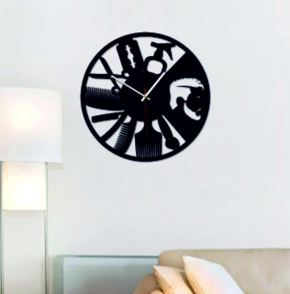 Moderní nástěnné hodiny do salonu a černé X0098: Šedá kovová Ral 7005 Stříbrné ručičky Rozměr 30 x 30 cm 3999-53343 X0098