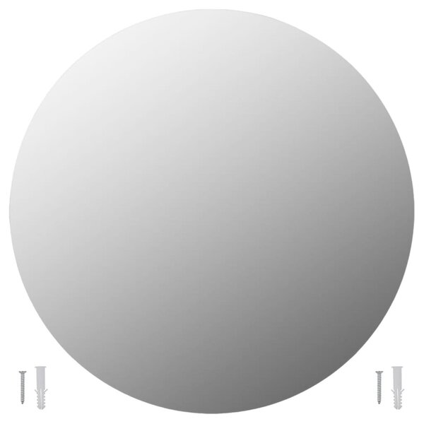 Nástěnná zrcadla 2 ks 70 cm kulatá sklo