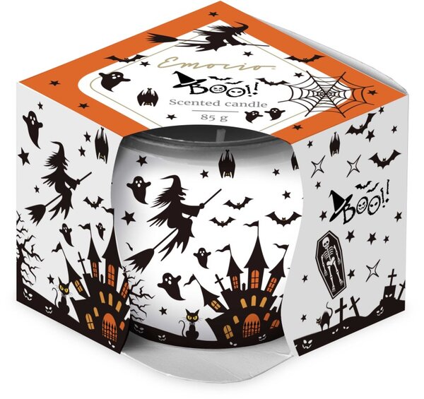 Emocio Sklo Dekor 70x62 mm Boo, vonná svíčka