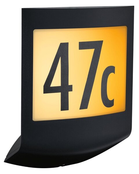 P 94509 LED venkovní nástěnné svítidlo Smart Home Zigbee Padea soumrakový senzor neláká hmyz IP44 198x71mm CCT 8,2W 230V antracit umělá hmota - PAULMANN