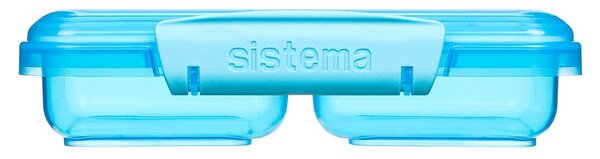 Sistema Dělený svačinový box Lunch Small Split se 2 oddíly 350 ml, modrá
