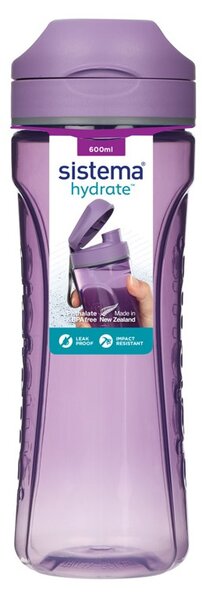 Sistema Tritanová láhev s poutkem Hydrate Swift Flip Top 600 ml, fialová