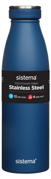 Sistema Nerezová termoska Hydrate Stainless Steel 500 ml, modrá