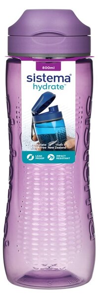 Sistema Láhev s poutkem Hydrate Active Flip Top 800 ml, fialová