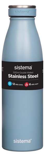 Sistema Nerezová termoska Hydrate Stainless Steel 500 ml, světle modrá