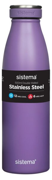 Sistema Nerezová termoska Hydrate Stainless Steel 500 ml, fialová