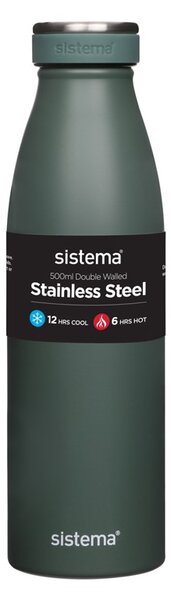 Sistema Nerezová termoska Hydrate Stainless Steel 500 ml, zelená