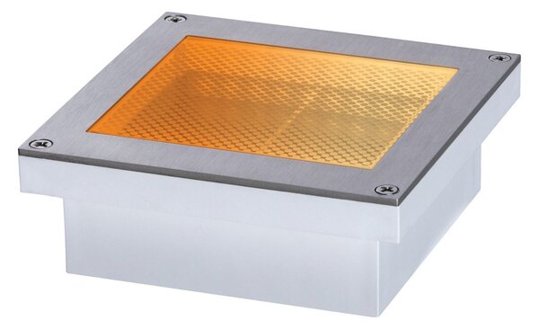 P 94595 LED zemní svítidlo Smart Home Zigbee Brick neláká hmyz IP67 hranaté 100x100mm CCT 1W 230V ocel ocel - PAULMANN