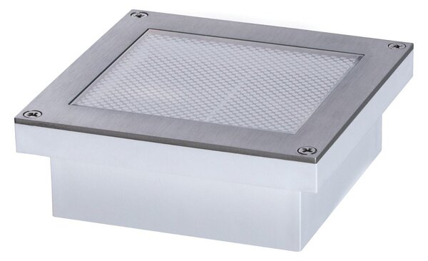P 94595 LED zemní svítidlo Smart Home Zigbee Brick neláká hmyz IP67 hranaté 100x100mm CCT 1W 230V ocel ocel - PAULMANN