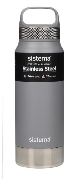Sistema Nerezová termoska Hydrate Stainless Steel 650 ml, šedá