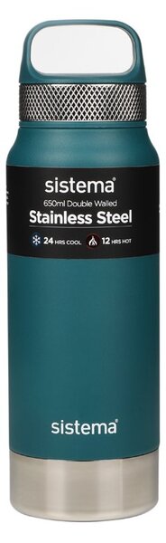 Sistema Nerezová termoska Hydrate Stainless Steel 650 ml, zelená