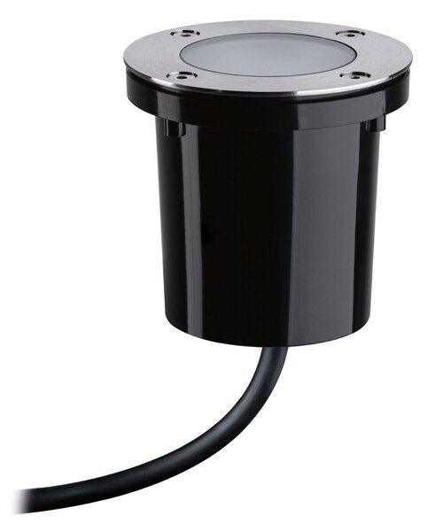 P 94588 Plug & Shine LED zemní svítidlo Smart Home Zigbee zlaté světlo spot neláká hmyz IP65 CCT 4,6W černá/ocel - PAULMANN