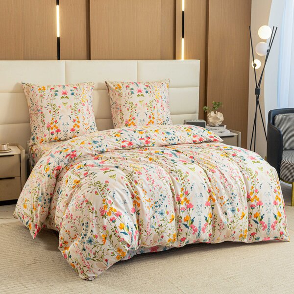 Povlečení z mikrovlákna MILLEFLEUR barevné Rozměr povlečení: 70 x 90 cm | 140 x 220 cm